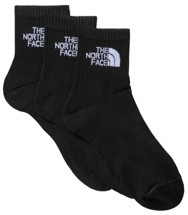 Calcetines The North Face Multi Sport Cush Quarter Sock 3P TNF Black