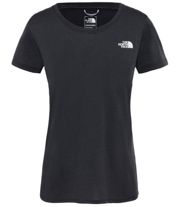 Camiseta The North Face Reaxion Amp Crew Mujer TNF Black Heather