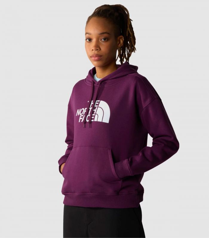 Compra online Sudadera The North Face Light Drew Peak Mujer Black Currant Purple en oferta al mejor precio