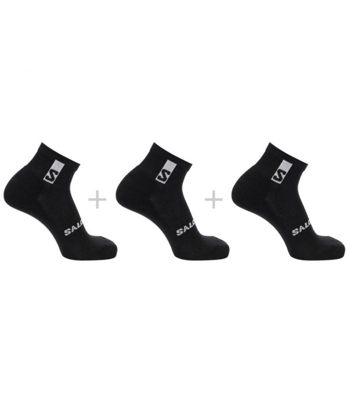 Compra online Calcetines Salomon Everyday Ankle 3 Pack Black en oferta al mejor precio