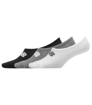 Calcetines New Balance Ultra Low No Show 3 Pack Blanco Gris Negro
