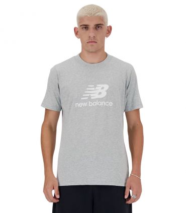 Camiseta New Balance Sport Essentials Logo T-Shirt Hombre Athletic Grey