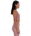 Compra online Sujetador New Balance Sleek Medium Support Sports Bra Mujer Rosewood en oferta al mejor precio
