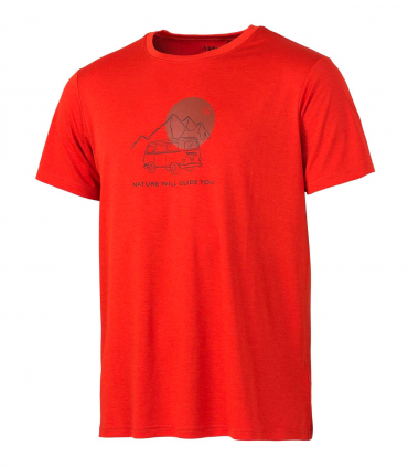 Camiseta Ternua Logna 3.0 Hombre Orange Red
