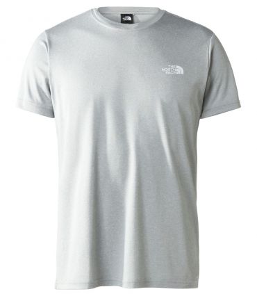 Camiseta The North Face Reaxion Red Box Hombre Mid Grey Heather