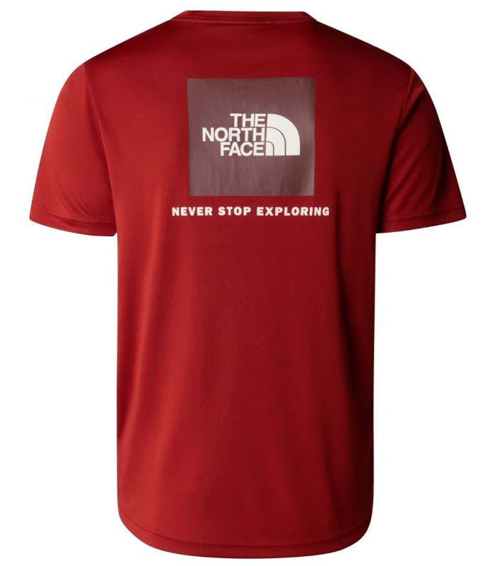 Compra online Camiseta The North Face Reaxion Red Box Hombre Iron Red en oferta al mejor precio