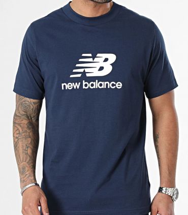Camiseta New Balance Sport Essentials Logo T-Shirt Hombre Athletic Navy