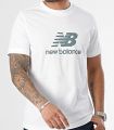 Compra online Camiseta New Balance Sport Essentials Logo T-Shirt Hombre Athletic White en oferta al mejor precio