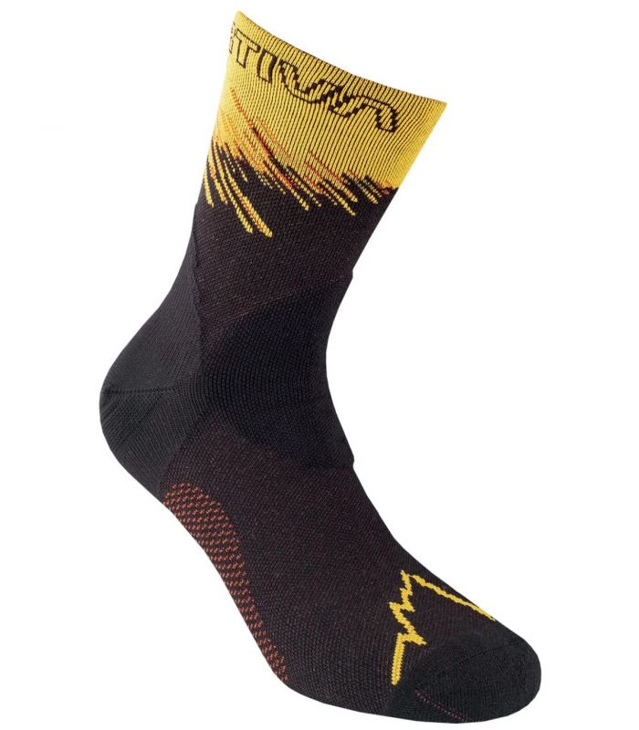 Compra online Calcetines La Sportiva Ultra Running Socks Black Yellow en oferta al mejor precio