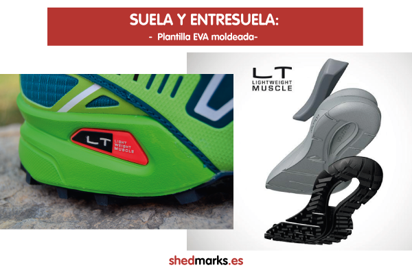 Zapatillas Salomon Speedcross 3 - Suela y entresuela